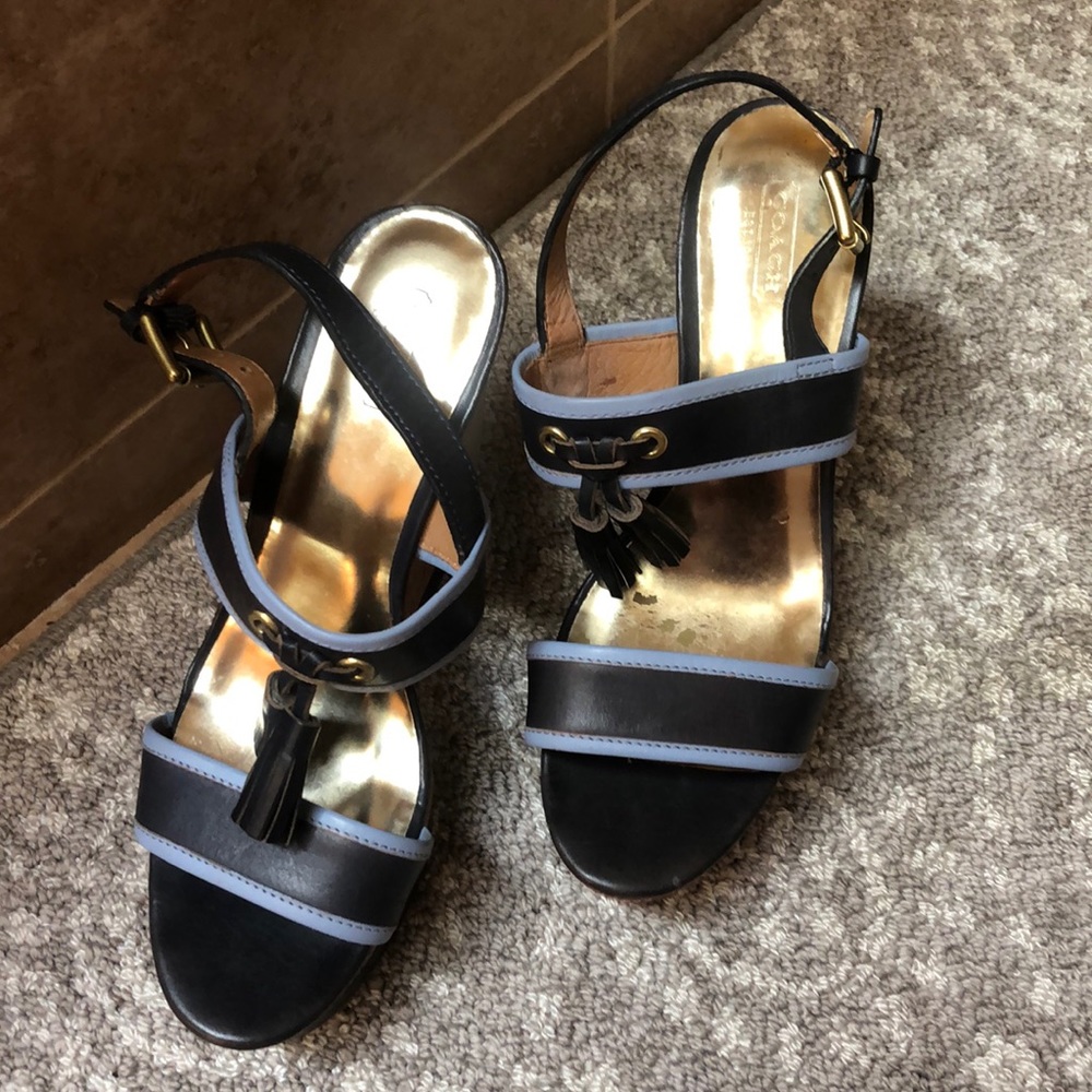 Navy/Light Blue Guileietta / Q1775 Wedges